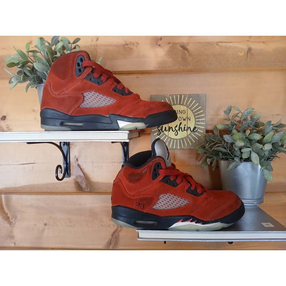 Size 4.5Y / 6W - Nike Air Jordan 5 Raging Bull GS "Toro Bravo" 2020 440888-600